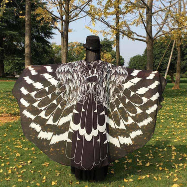 Zen Gorgeous Bird Feather Chiffon Beach Wrap